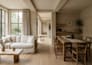 design japandi wabi sabi interior with photorealistic 3d rendering